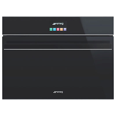 Smeg SF4604MCNX Dolce Stil Novo Integrated Combination Microwave, Black/Stainless Steel Smeg SF4604MCNX Dolce Stil Novo Integrated Combination Microwave, Black/Stainless Steel